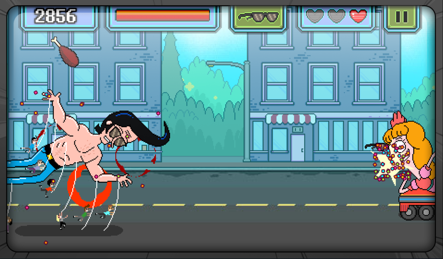 Sanjay and Craig Frycade Game Glitter Parade Game Play Screenshot.
