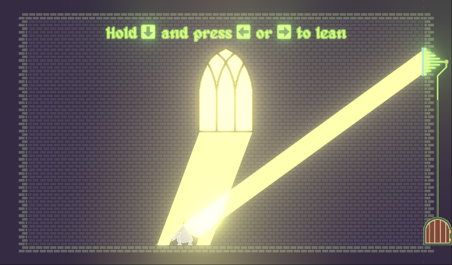 Shining Knight Game Angle Instructions Screen Screenshot.