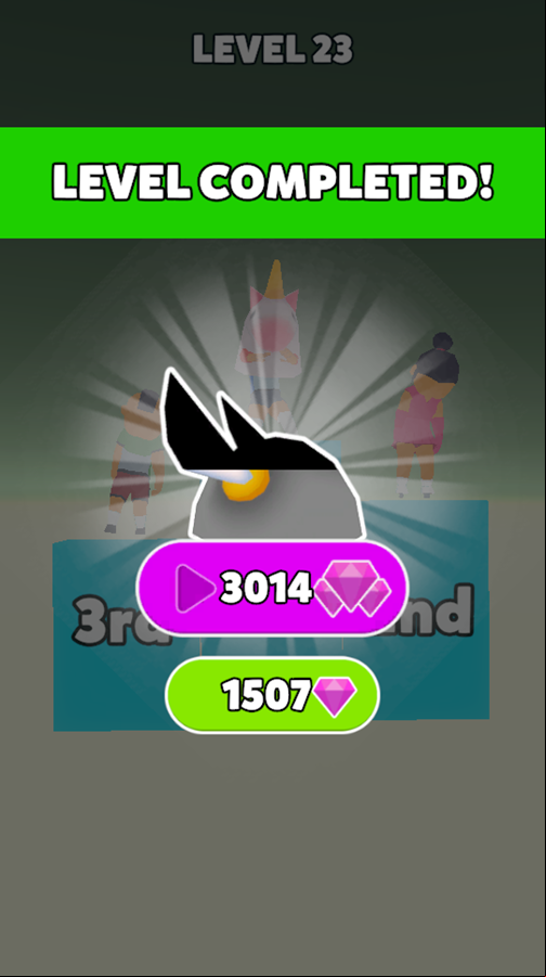 Skater Twist Game Level Progress Screenshot.