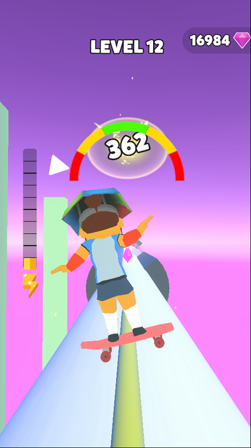 Skater Twist Game Rail Tricks Screenshot.
