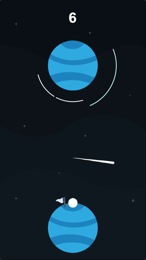 Space Explorer Game Play Screenshot.