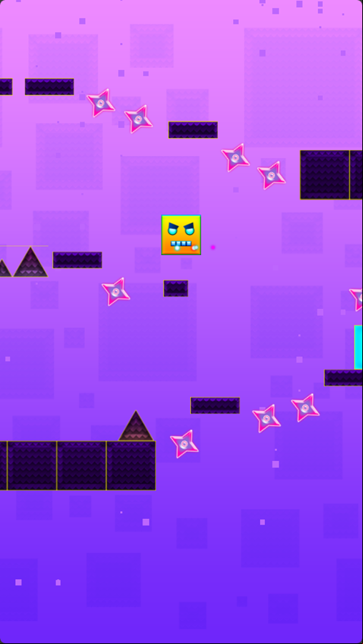 Square Dash Game Next Level Screenshot.