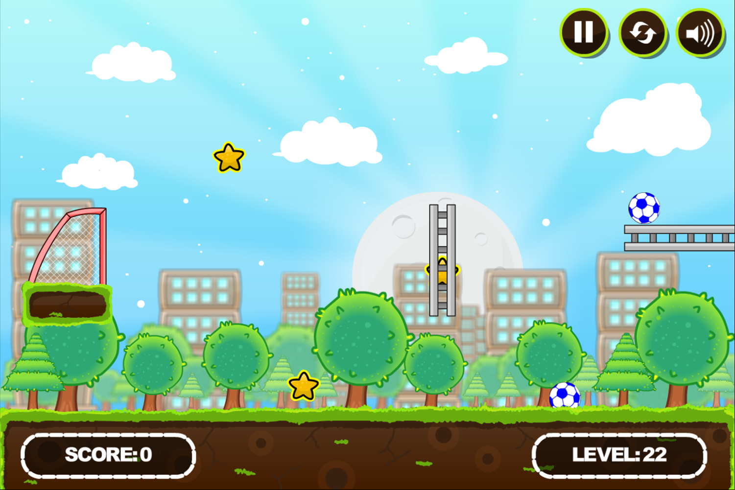 Super Soccer Star 2 Game Level With Broken Layout Screenshot.