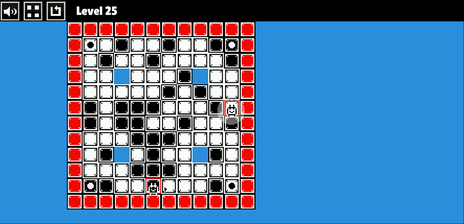 Tamachi Ying Yang Puzzle Game Final Level Screenshot.