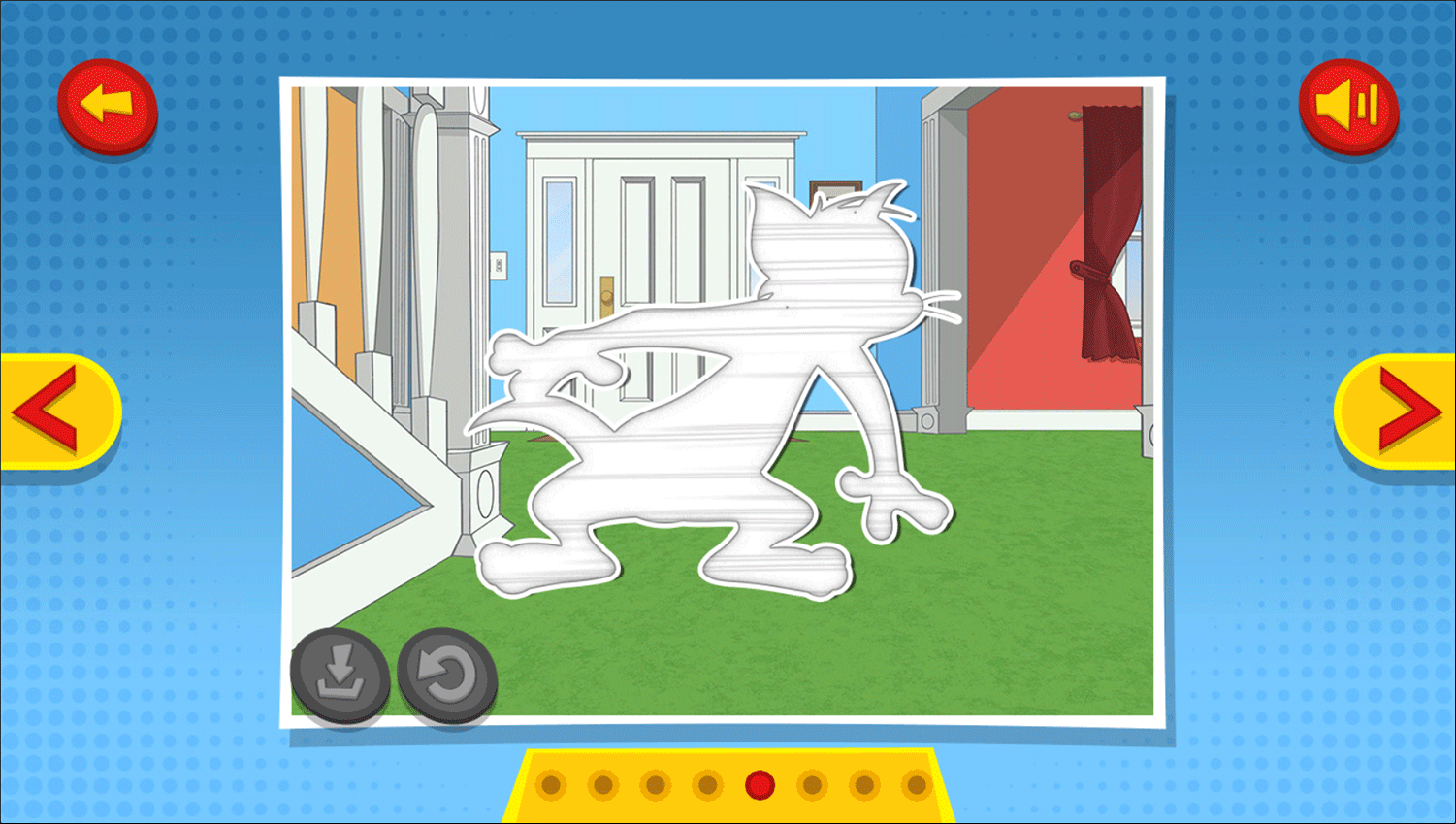 Tom and Jerry I Can Draw Level Select Screenshots.
