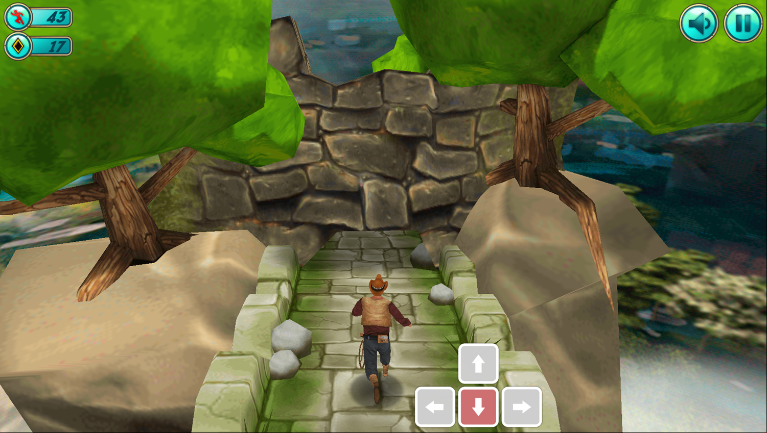 Tomb Runner Game How To Slide Screenshot.