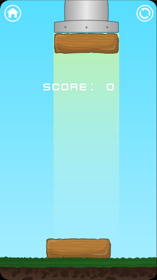 Treze Stacks Game Start Screenshot.