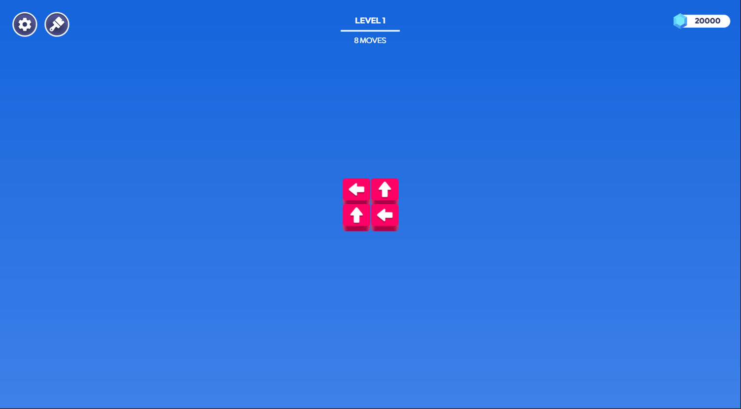 Unpuzzle Master Game Level Start Screenshot.